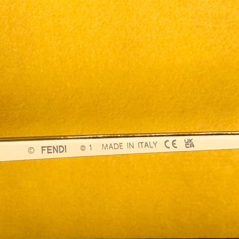 NEW FE4075US 30L ROUND GOLD MIRROR FENDI WOMN SUNGLASSES - Picture 11 of 13